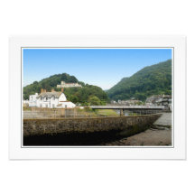 Lynmouth and Hills. Custom Invitation