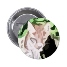lynx cat painting pin