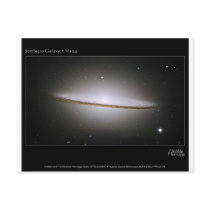M104, the Sombrero Galaxy (NGC 4594) Post Card