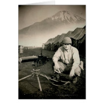 M1917A1 .30 Calibre Water-Cooled Machine Gun Greeting Card