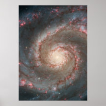M51 affiche colossale - galaxie en spirale de tour