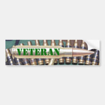 m60 50 cal bmg army vet usn usmc us Bumper Sticker