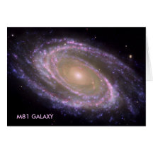 M81 GALAXY GREETING CARD