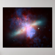 M82 Galaxy Poster
