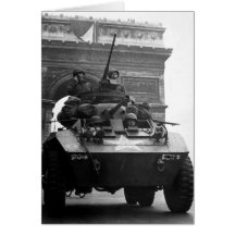M-8 Greyhound Armoured Scout Car World War II Greeting Cards