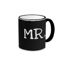 M. blanc des textes de marié tasses