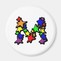 M FRIDGE MAGNET