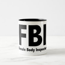 M. Funny Rude Humor de FBI Mug