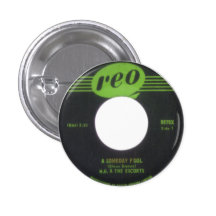 M.G. & The Escorts - A Someday Fool Pinback Button