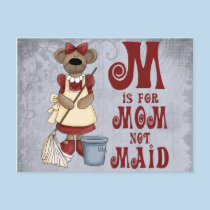 M is for Mom postcards