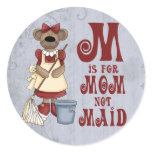 M is for Mom Sticker