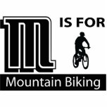 M Is For Mountain Biking photo sculptures