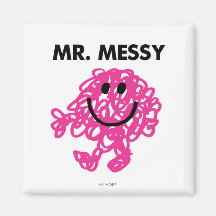M. Messy Classic 2 Magnets Pour Réfrigérateur
