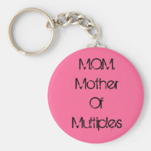 M.O.M.   Mother Of Multiples Key Chain