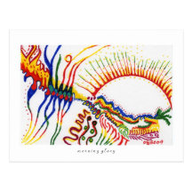 m o r n i n g  g l o r y postcards