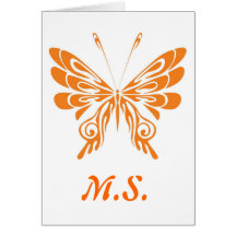 M.S. Butterfly Greeting Cards
