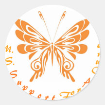 M.S. Butterfly Stickers