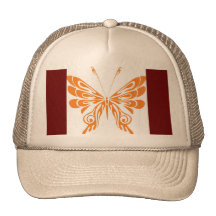 M.S. Butterfly Trucker Hats