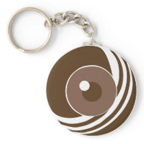 M.U.L Eye Logo Keychain