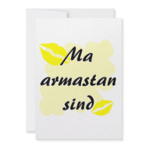 Ma armastan sind - Estonian - I love you