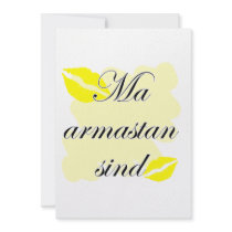 Ma armastan sind - Estonian - I love you