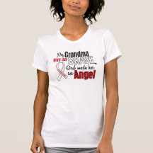 Ma grand-maman est un cancer de poumon d'ange t-shirts