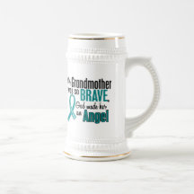 Ma grand-mère est un Cancer ovarien de l'ange 1 Tasse