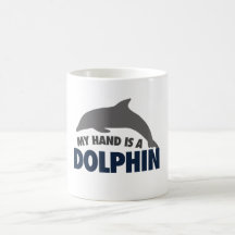 Ma main est un dauphin tasses à café