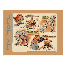 Ma maman… Quelques faits quotidiens drôles V2 Carte Postale