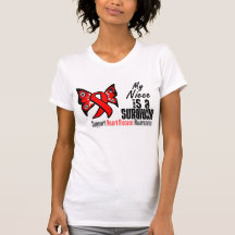 Ma nièce est une survivante - maladie cardiaque t-shirt