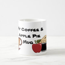 Ma tasse de café et de tarte aux pommes