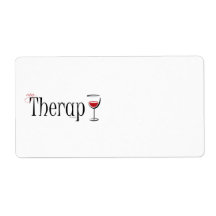 Ma thérapie (de vin) étiquettes d’expédition