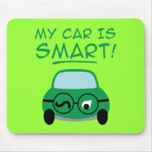 Ma voiture est intelligente tapis de souris