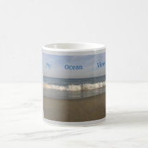 Ma vue d'océan tasse