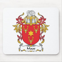 Maas Family Crest Mouse Pads