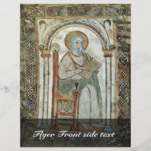 Maaseik Gospel Book Evangelist By Meister Der Schu Flyers