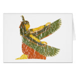 Maat kneeling greeting cards