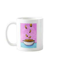 Mac and cheese fun colourful original tiny art mug