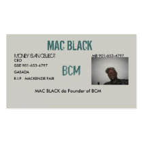 MAC BLACK, CEO, GSE 901-653-4797 BUSINESS CARD