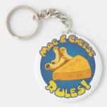 Mac & Cheese Rules Keychain