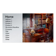 Macabre - In the Headhunters study Business Card Templates