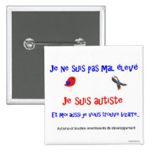 Macaron - Je ne suis pas mal élevé carré Pins