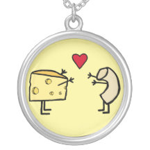 Macaroni and Cheese Necklace