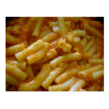 macaroni dinner post card