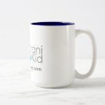 Macaroni Kid Mug In Blue mugs