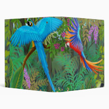 Macaw Jungle Avery Binder