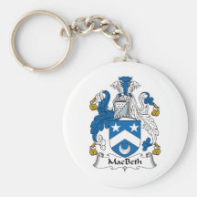 MacBeth Family Crest Key Chain
