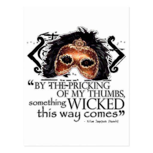 Macbeth Quote Post Cards
