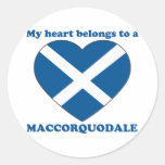 Maccorquodale Autocollants Ronds
