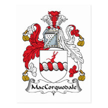 MacCorquodale Family Crest Post Cards